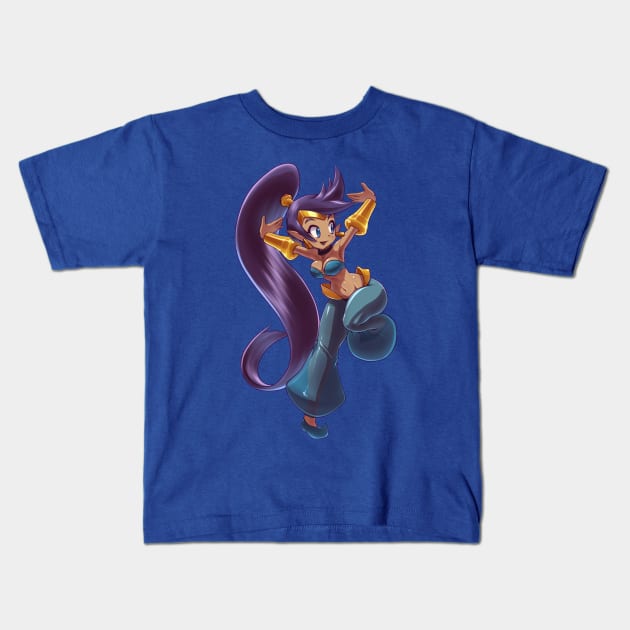 Shantae player 2 Kids T-Shirt by Martinuve